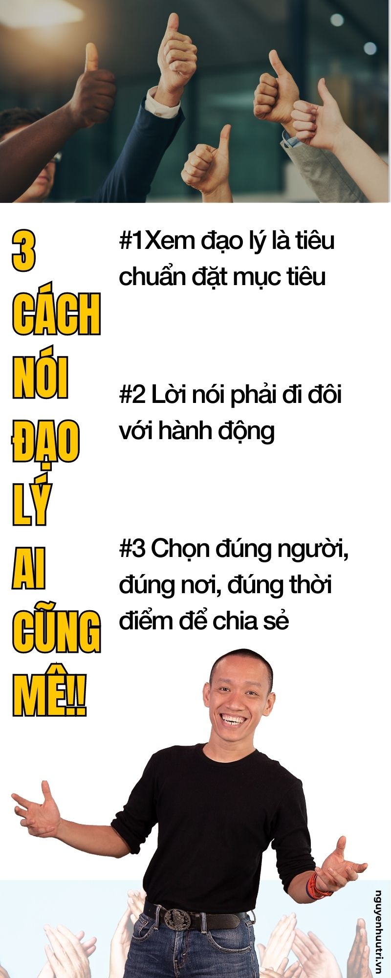 Đạo lý là mục tiêu, là kim chỉ nam là hành động đúng