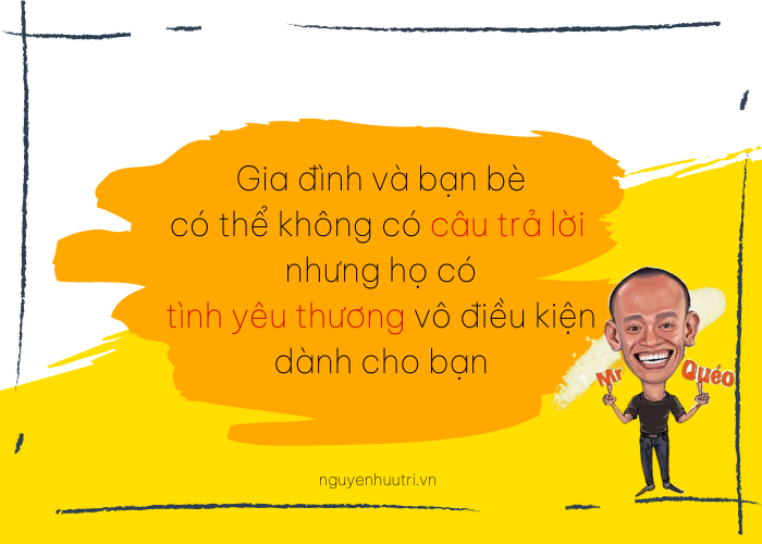 Để vượt qua khủng hoảng 1/4 cuộc đời - Hãy tìm sự hỗ trợ từ gia đình và bạn bè.