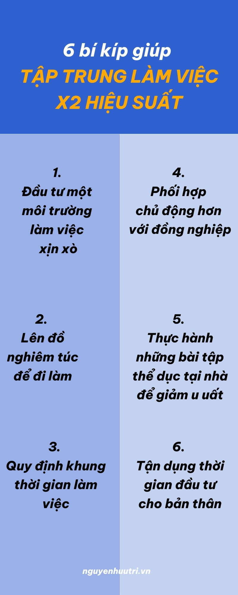 Bí kíp tập trung làm việc tại nhà