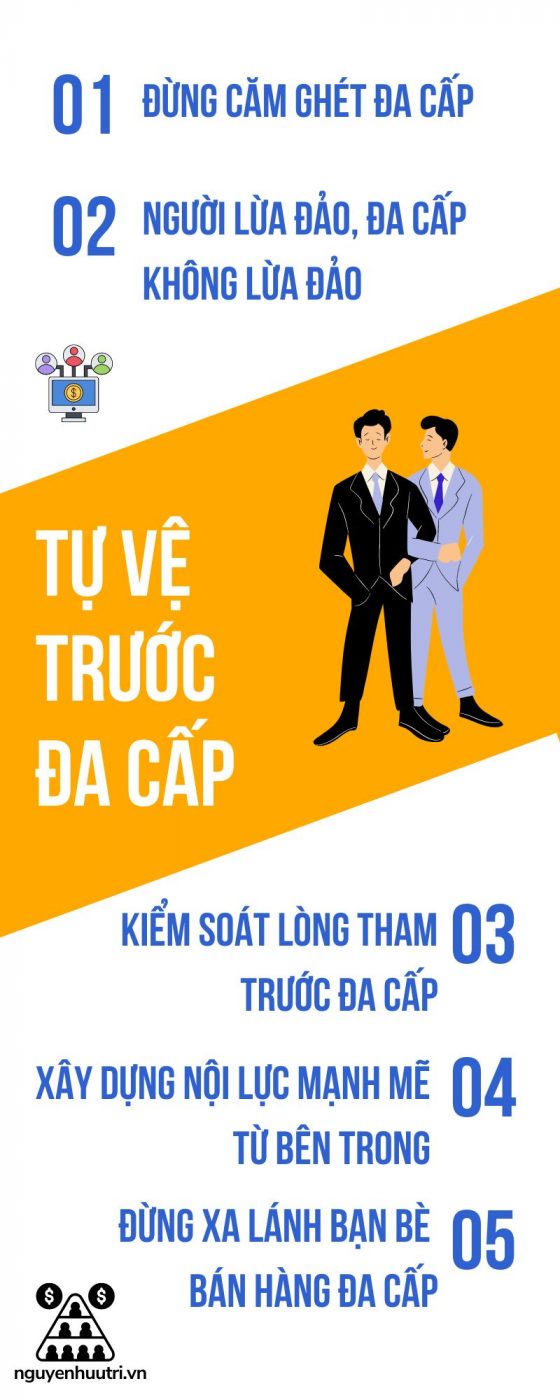 5 bí quyết tự vệ trước đa cấp