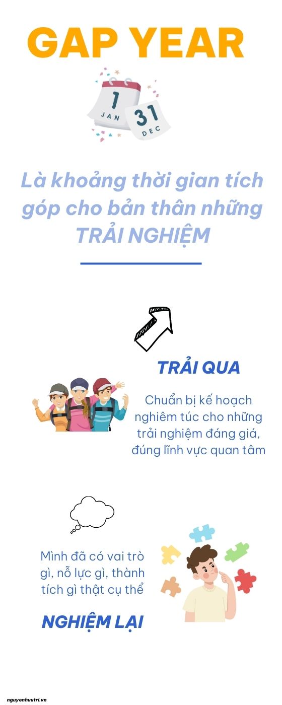 Hãy tận dụng 1 năm Gap Year để tích góp cho mình những trải nghiệm đáng giá