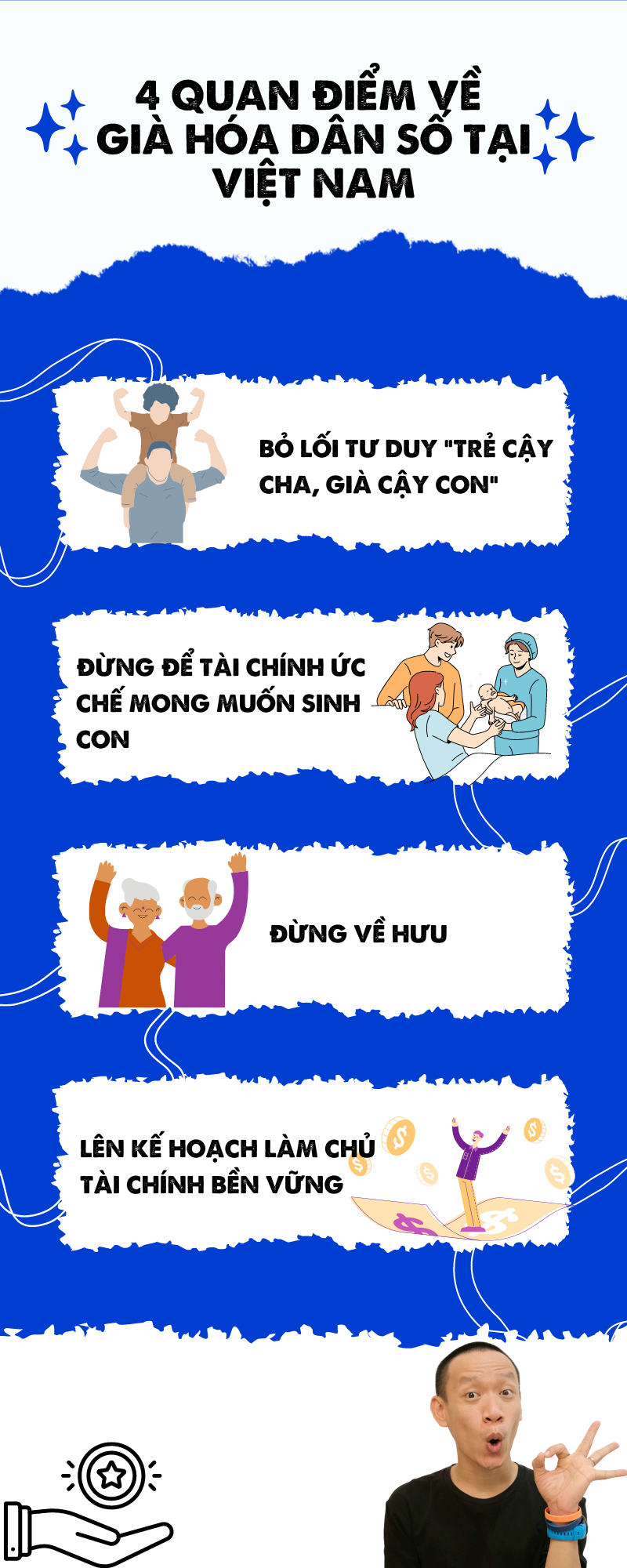 4 quan điểm về già hóa dân số tại Việt Nam