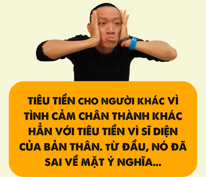 Tiêu tiền cho các mối quan hệ khác từ tình cảm chân thành 