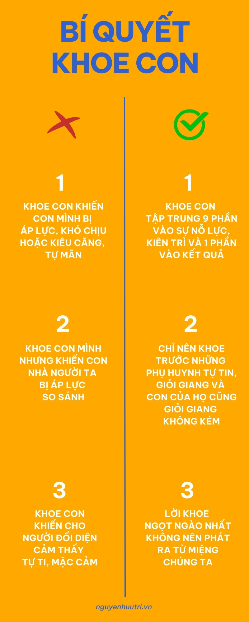 Bí quyết khoe con chuẩn