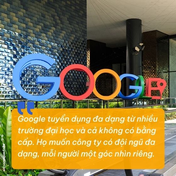 Google tuyển dụng đa dạng