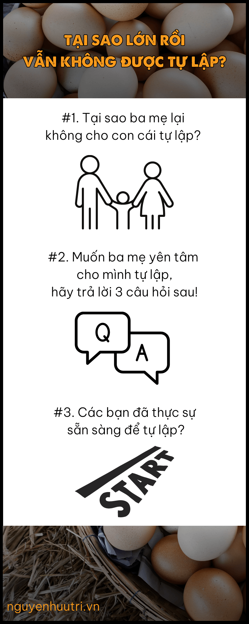 Tại sao lớn rồi vẫn không được Tự lập?