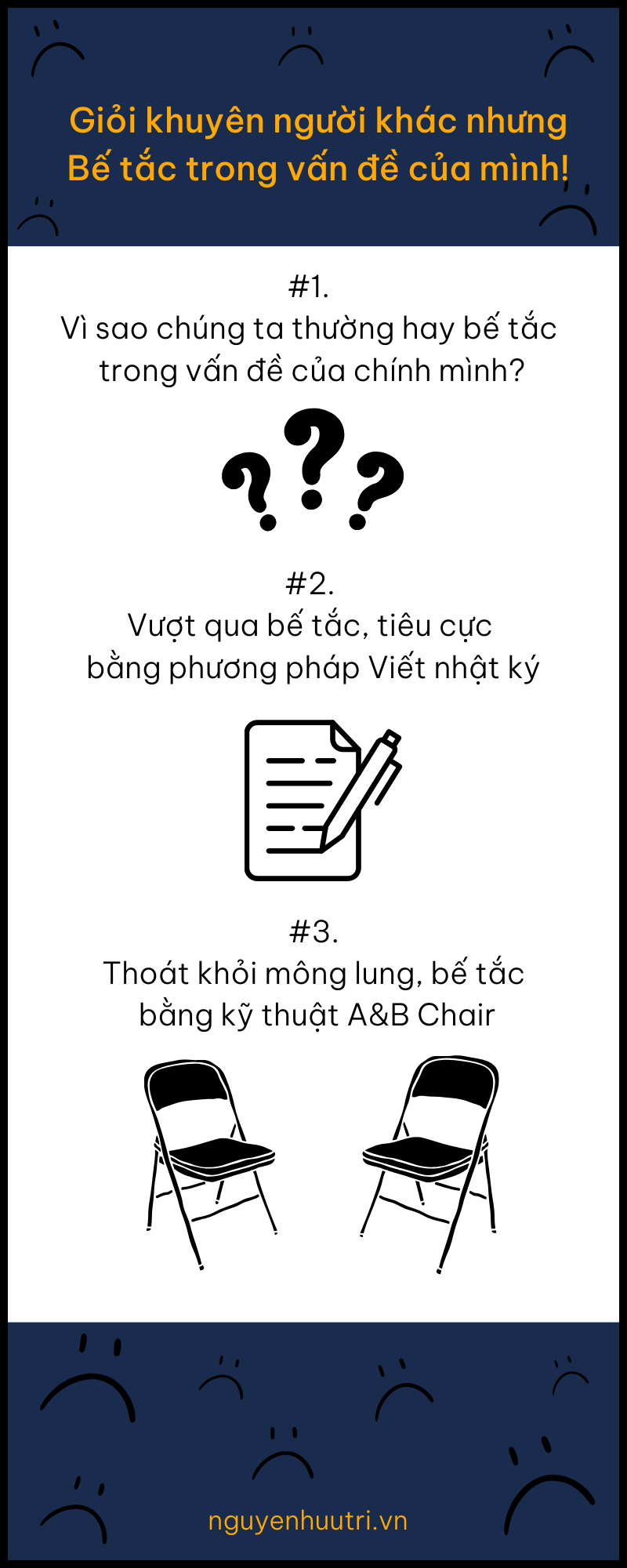 Giỏi khuyên người khác nhưng bế tắc trong vấn đề của chính mình!